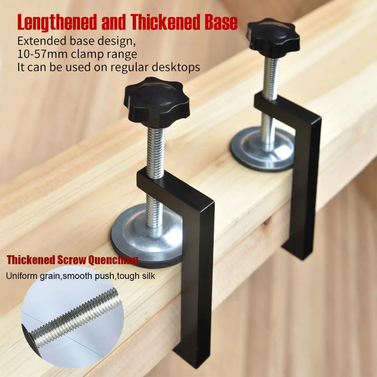 Cabinet Installation Clamp 10-57mm Adjustable G-Type Drawerwood Working Clamps Portable Drawer Fixing Clip Woodworking Tools