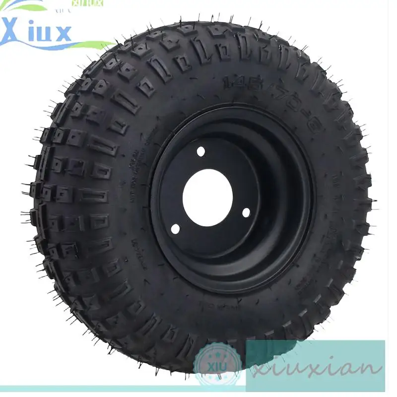 Suitable for modifying the thick vacuum tires of the Little Bull Hummer beach bike 145/70-6 off-road wheel assembly