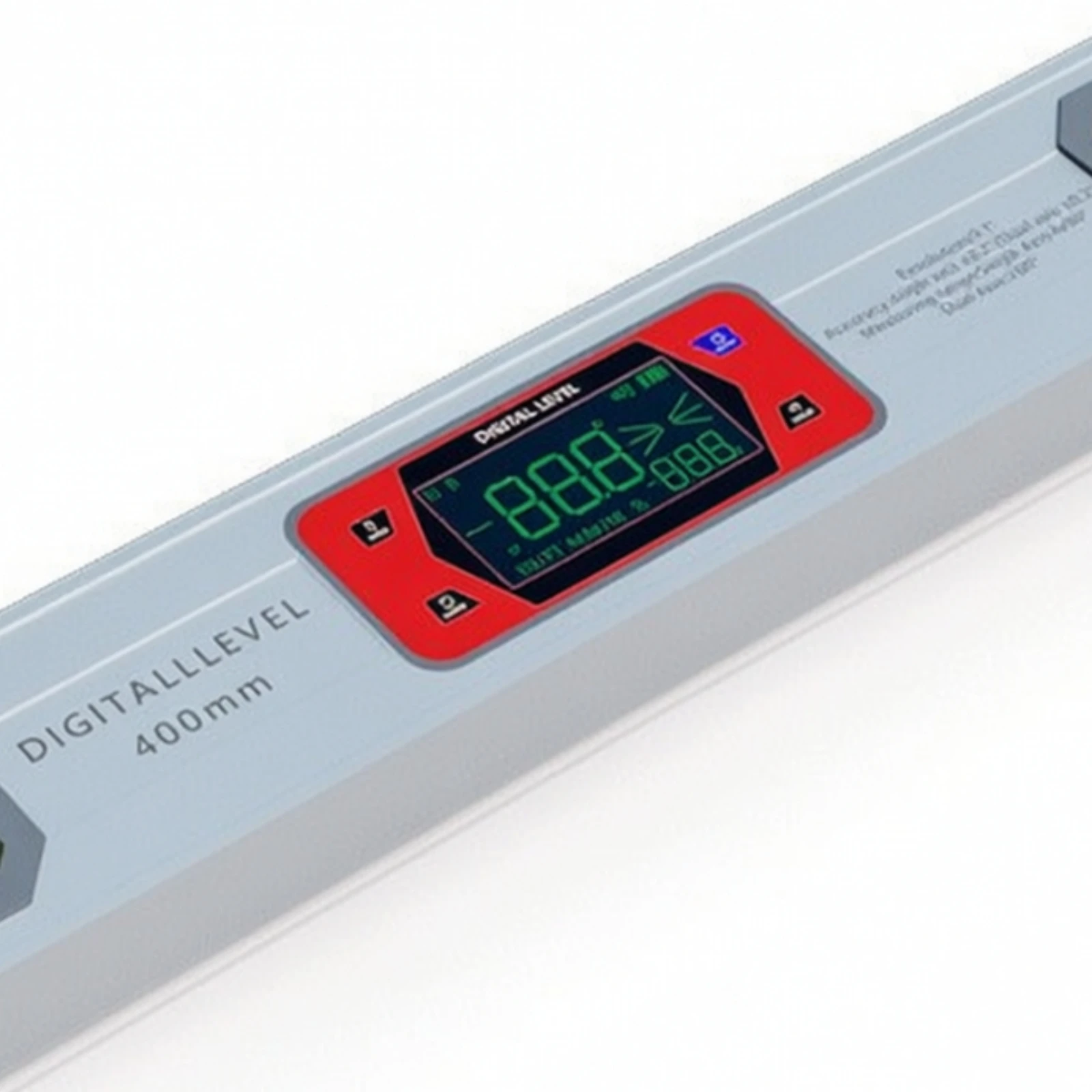 Digital Level Ruler Electronic Digital Level with Touch Screen Dual Axis Inclinometer Audible Alarm for Diyers, Construction