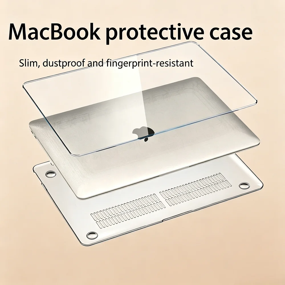 Lightweight MacBookAir protective case,for MacBook MacBook Air 11.6 A1465,slim shockproof transparent crystal color laptop cover