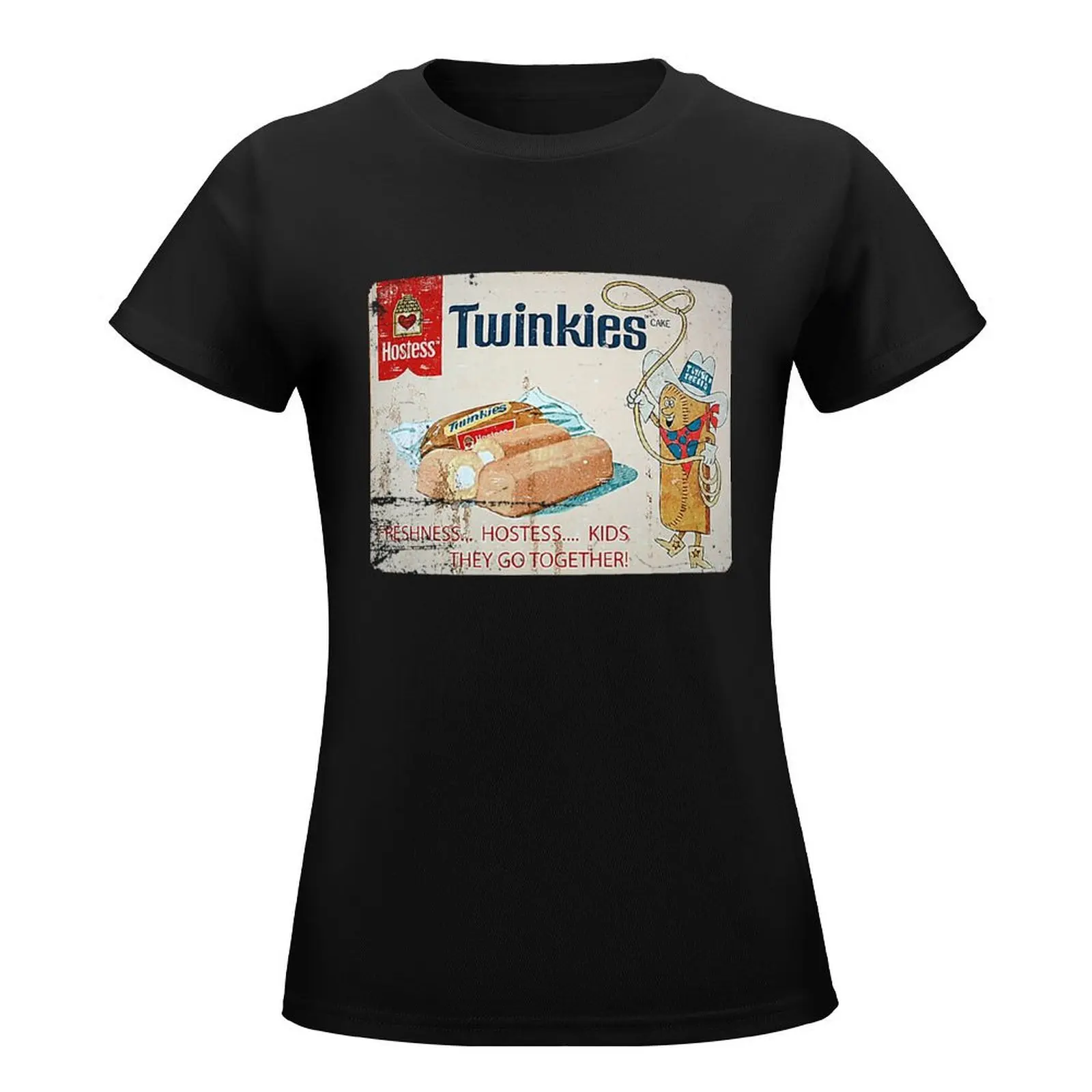 Twinkies T-Shirt plain funny anime Women tops