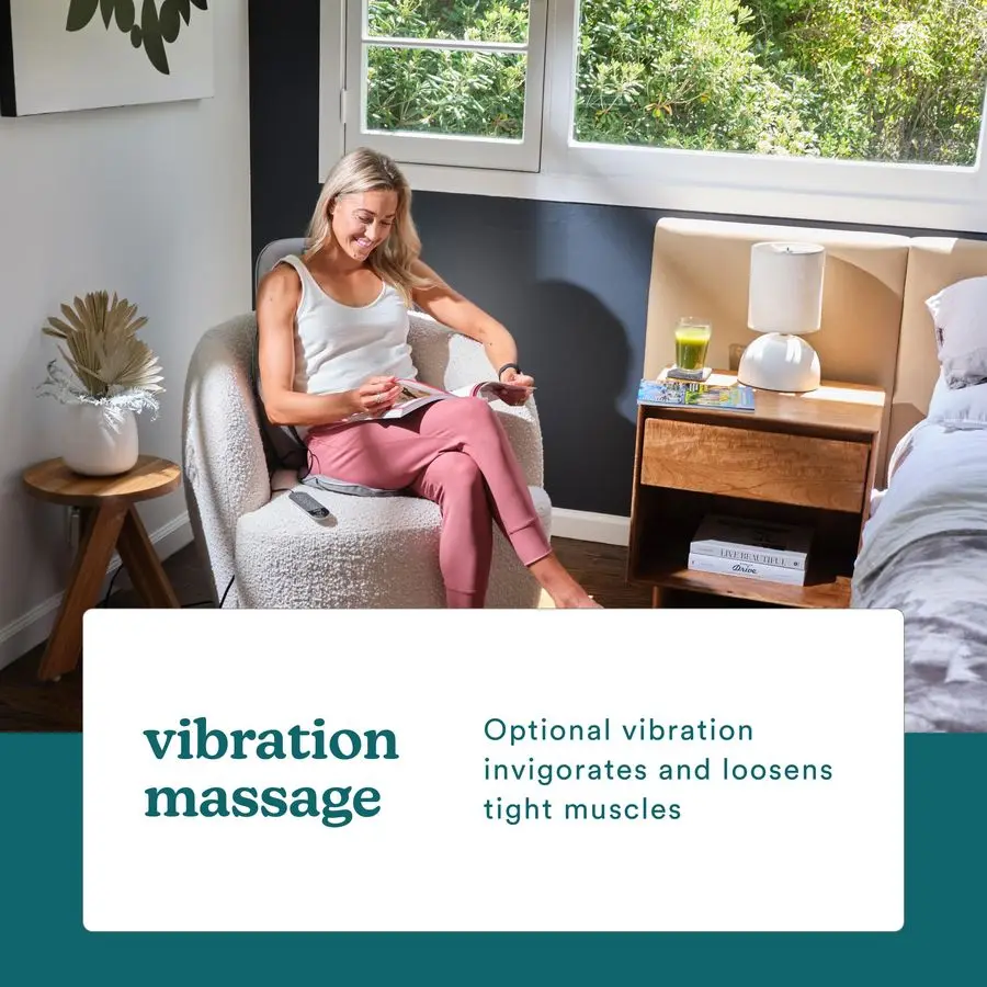 وسادة تدليك الاهتزاز Shiatsu Kneading amp مع الحرارة، العجن العميق، جهاز التحكم عن بعد المحمول، موجات الاهتزاز القطني، 3 مناطق تدليك