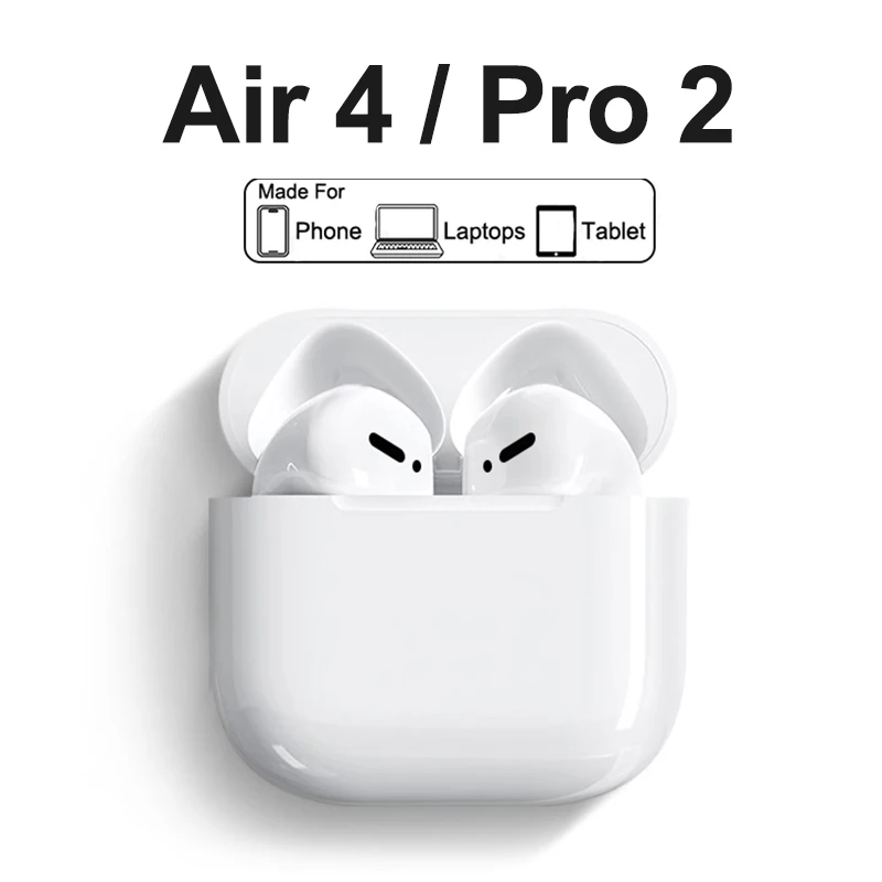 Nouveau Air Pro TWS sans fil Bluetooth écouteurs HiFi son faible latence réduction du bruit écouteurs pour Apple iPhone Android casque