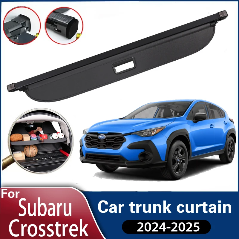 

Car Trunk Curtain For Subaru Crosstrek Accessories 2024 2025 GU MK3 Car Trunk Curtain Rear Rack Partition Shelter Accessories