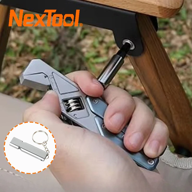 NexTool Light Wrench W2 Multitool Outdoor Folding Pliers Large Spanner Screwdriver Portable EDC Home Repair Maintenance Tools