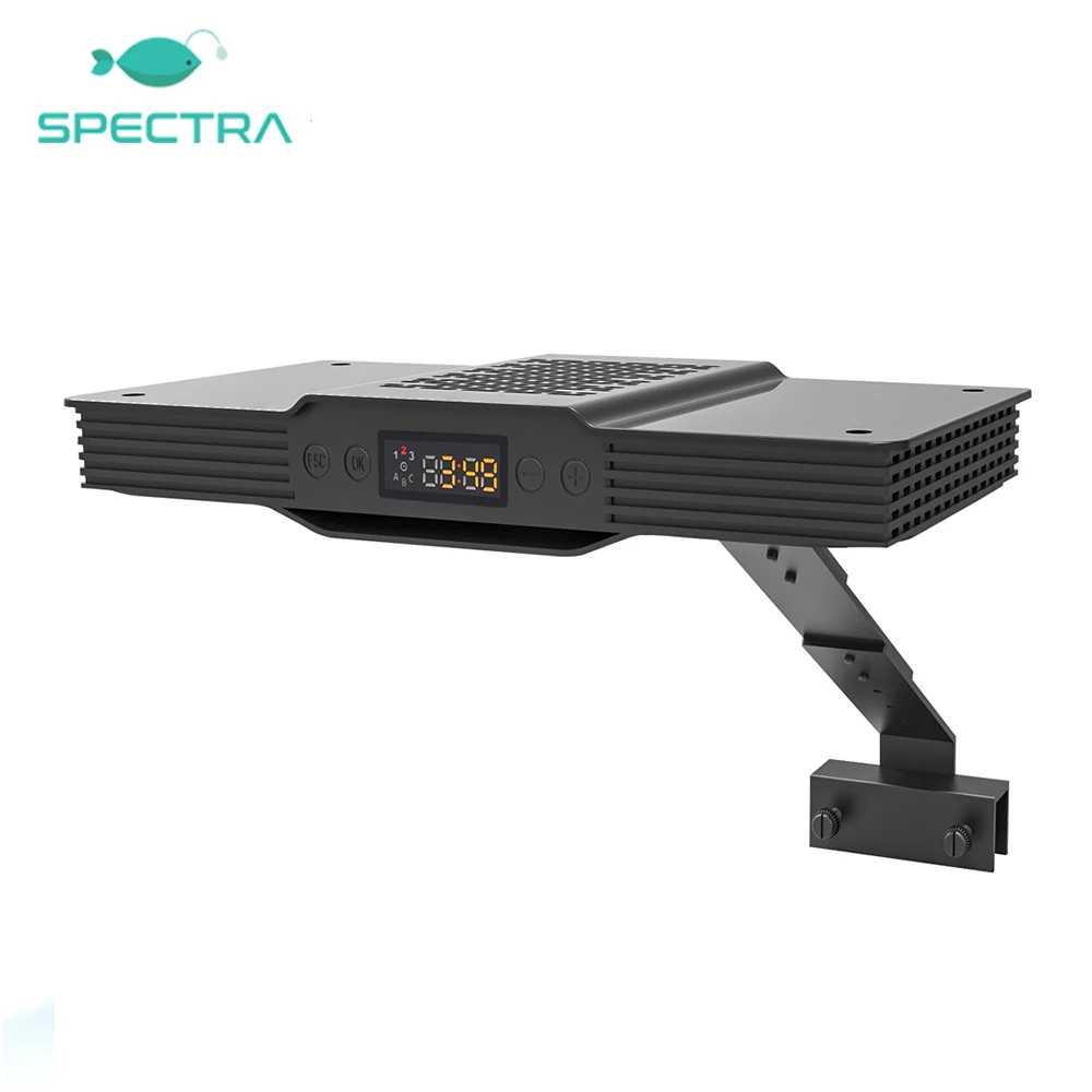 

Spectra Aqua Knight V3 Full Spectrum Programmable Sunrise Sunset 60W Saltwater Fish Tank LED Coral Reef Aquarium Light