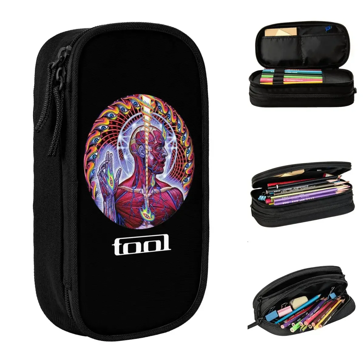 

Rock Lateralus Band Heavy Music Accessories Pencil Case Large Capacity School Bag Perfect Gifts