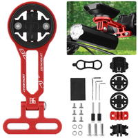 Adjustable Angle Bicycle Mount Bike Stopwatch Speedometer Mount Holder Combo Extended Mount for Sport Action Camera & Bike Light