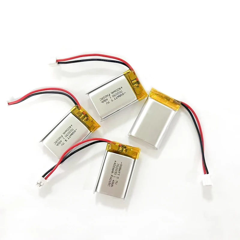 702030 Lithium Battery 3.7v 400mAh Polymer LiPo Rechargeable Batteries Ph2.0mm for Beauty Instrument Recorder Power Tool Watch