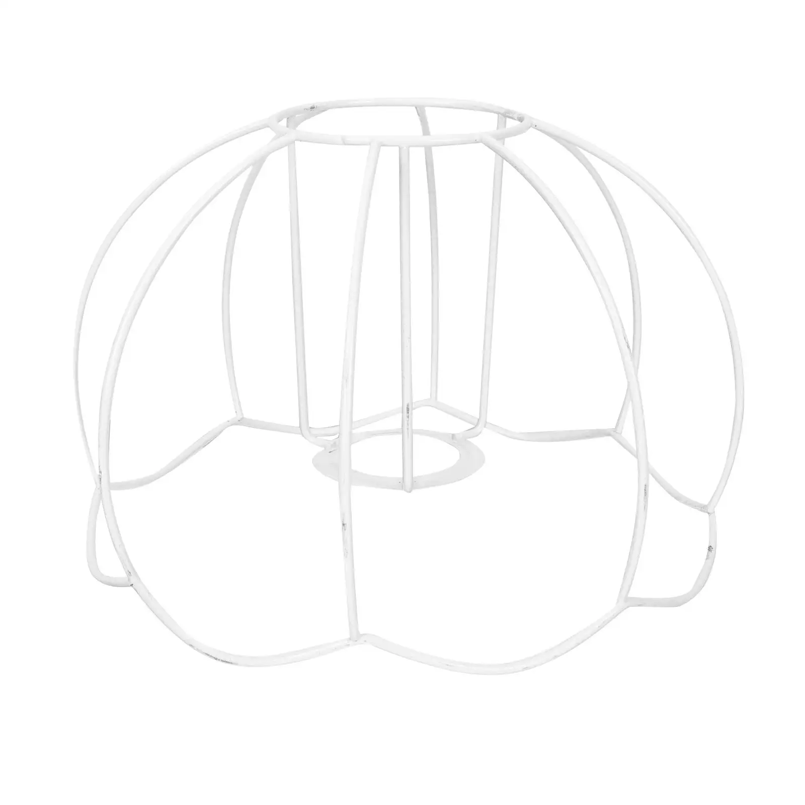 

Desk Lamp Light Stand Ring Macrame Wrought Iron Pendant Lampshade Frame Chandelier