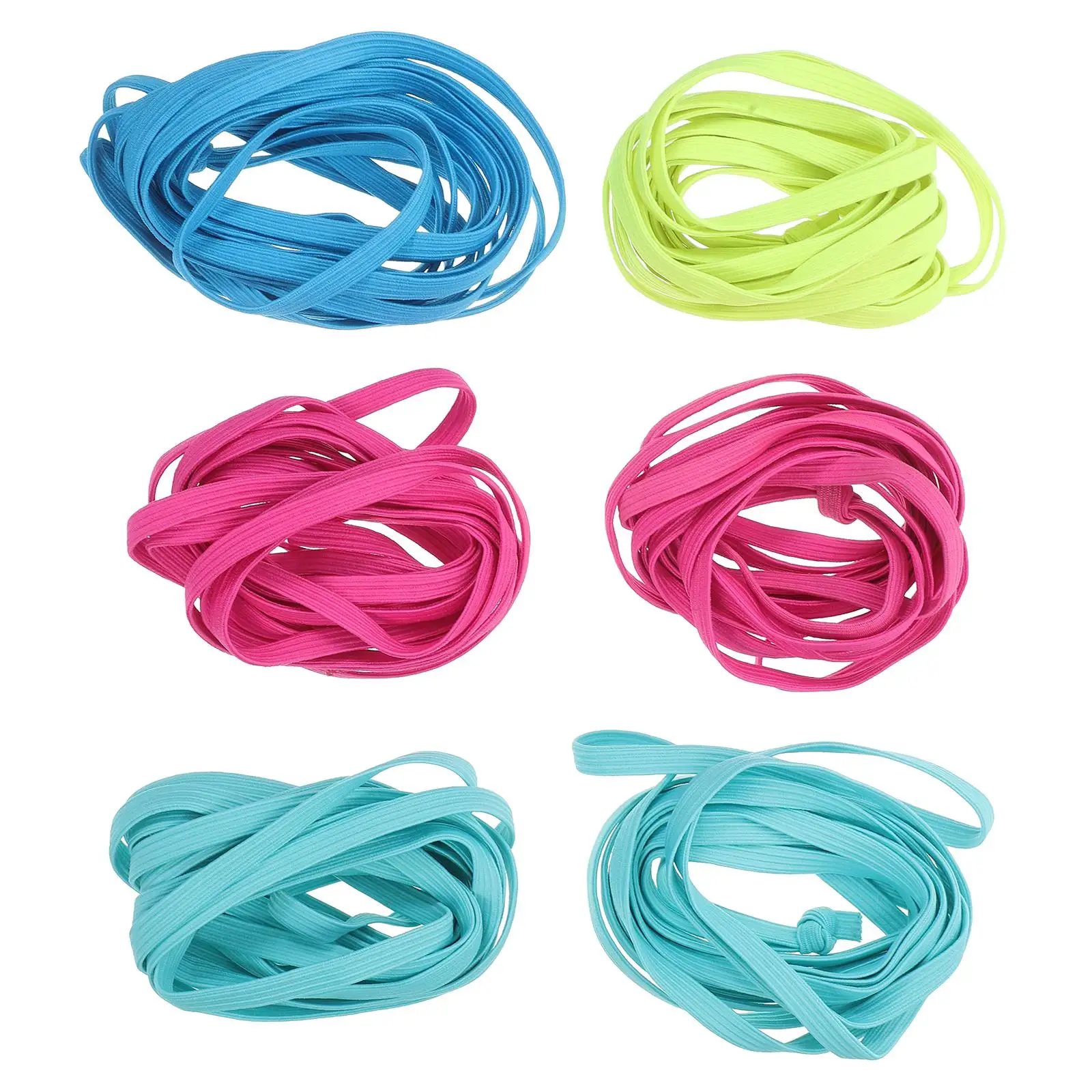 

6 Pcs Elastic Fitness Game Kid Jumping Rope for Kids Ropes Skipping Toy Girls Christmas