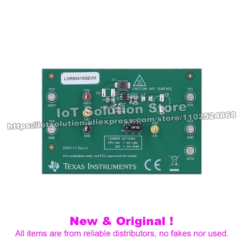 LMR50410QEVM Automotive 4-V to 36-V, 1-A synchronous step-down converter evaluation module