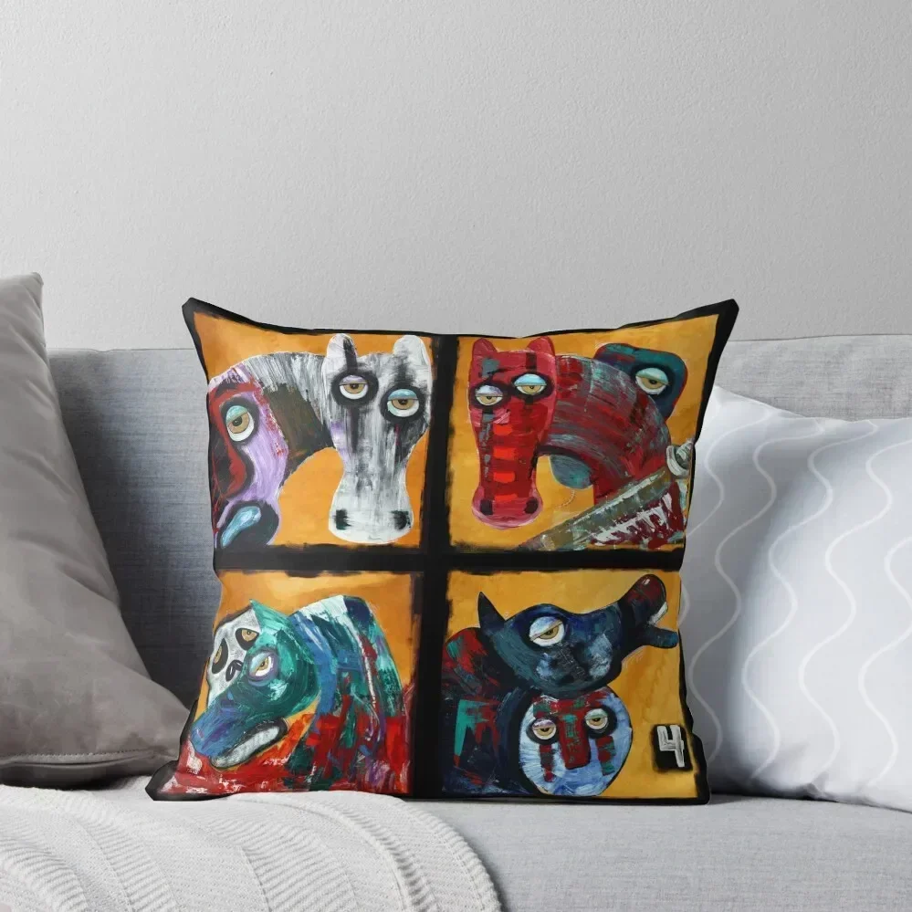 

4 Horsemen Throw Throw Pillow Christmas Pillowcase Decorative pillowcase Cushion Cover For Sofa pillow