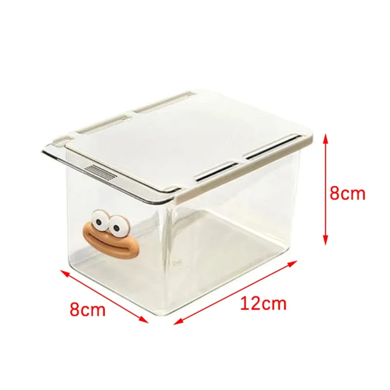 Under Mirror Cabinet Drawer Organizer Transparent Simple Bathroom Cabinet Cotton Swabs Cosmetic Pull Out Shelf Storage Box