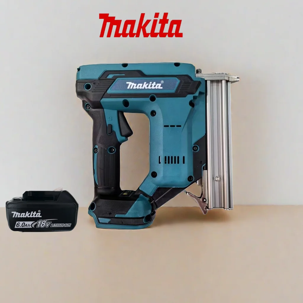 

Makita-Nail gun DFN350Z,Cordless Original Rechargeable Nailer 18V Lithium Battery Woodworking Decoration Electric pneumatic gun