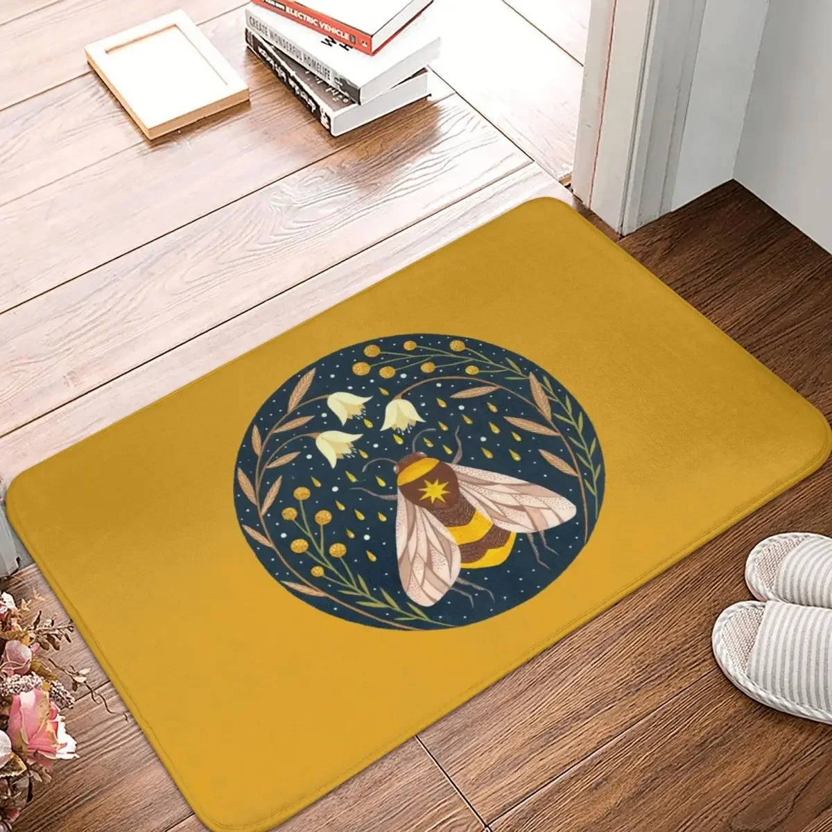 Harvester Of Gold Doormat Rug Carpet Mat Footpad Polyester Anti-slip Water Oil Proof Front Room Corridor Kitchen Bedroom Toilet