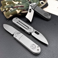 NEW  Outdoor Mini Folding Knife Stainless Steel Sharp Survival Hunting Knife Camping Knife Portable Pocket Knife 5Cr13Mov Blade