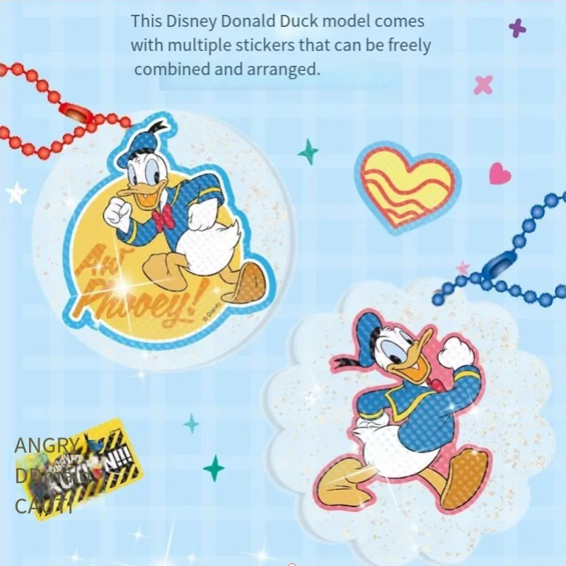 

Новая модель, милый забавный мультяшный Дональд Дак, водостойкая лазерная наклейка, периферия Диснея, журнал, чехол для телефона, украшение для компьютера, наклейка