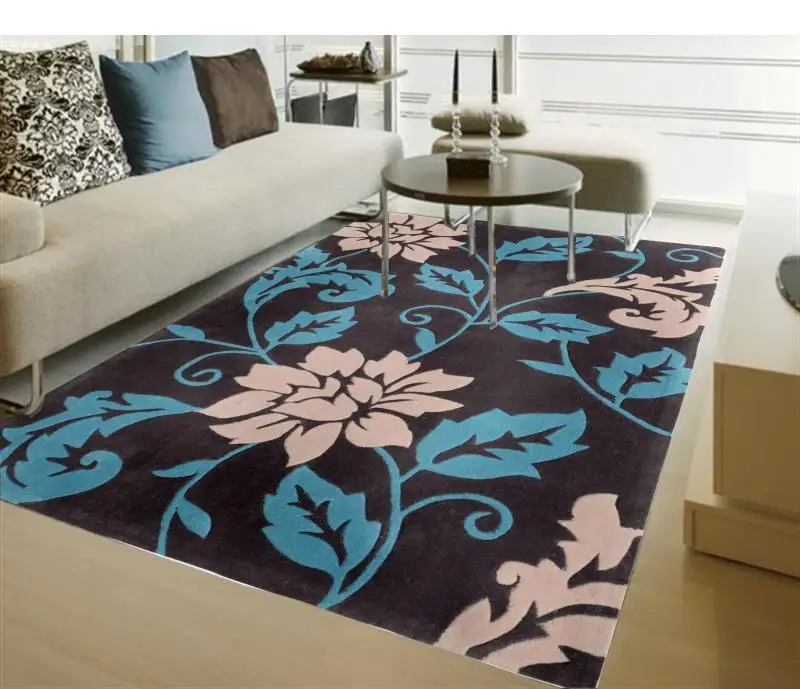 

Tapis salon Pastoral acrylic flowers hand-cut flowers carpet pad alfombras tapis rugs and carpets Plans to customize