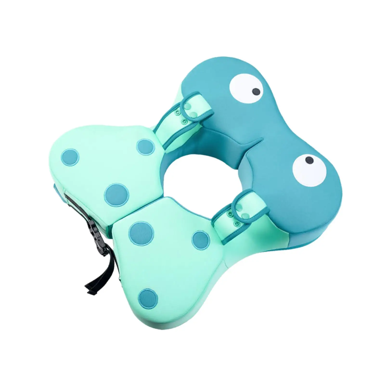 Non Inflatable Float Swim Float Adjustable Heightened Headrest Water Toy Infant Baby Pool Float for Boys Girls Children Toddlers