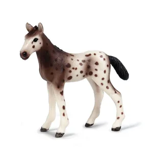 Simulation of solid wild animal world horse model Knaposhitu pony ranch pony children's toys hand-made
