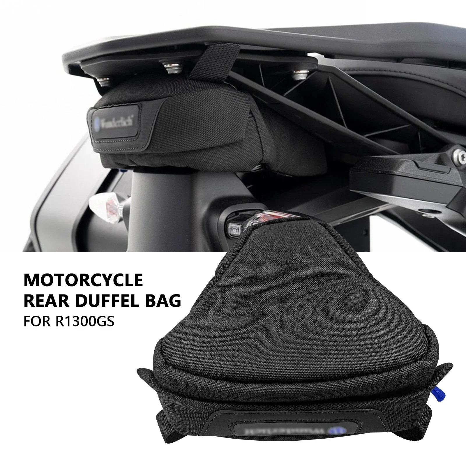 

For R1300GS R 1300 GS R1300 GS r1300gs Motorcycle Accessories Nylon Black Waterproof Tail Bags Back Seat Bags Rear duffel bag