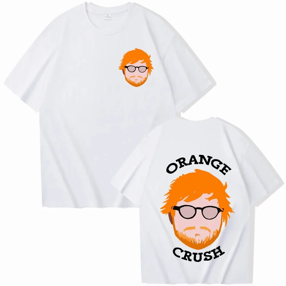 Streetwear Hip Hop Harajuku Ed Sheeran The Math Tour Sheerios T Shirt Cotton Casual Short Sleeve shirt Vintage Tee Oversized top