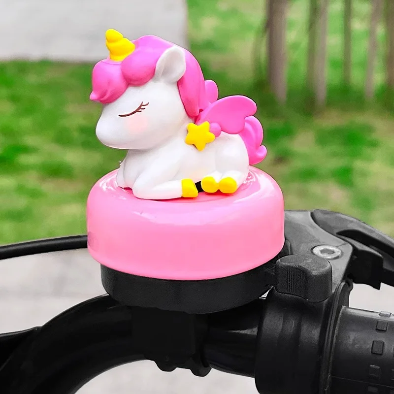 AliExpress NONE Unicorn Pattern Bike Bell Loud Clear Sound Universal Fit for Bicycles Skateboards Scooters Outdoor Cycling Decoration Accessorie