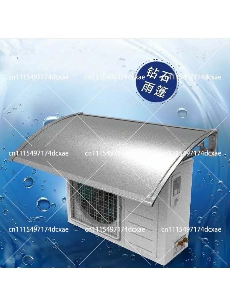 Aluminum Alloy Air Conditioner Cover Outdoor Rainproof Protective Canopy for Meter Box Host