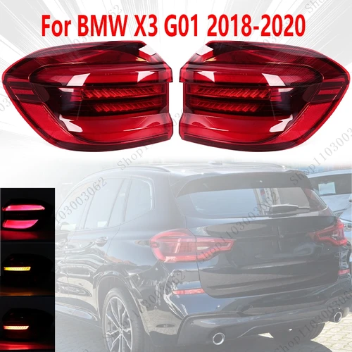 Conjunto de luz trasera para BMW X3 G01 2018 2019 2020 luz de conducción trasera de coche luz de advertencia de marcha atrás 63217408738 63219853370