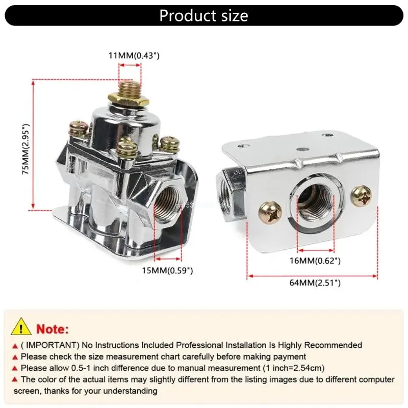 Pressure Regulator Low Pressure Regulator For Fuel Carburetor Carb 1-4PSI 12-804 4.5-9PSI 12-803 Replacement Dropship