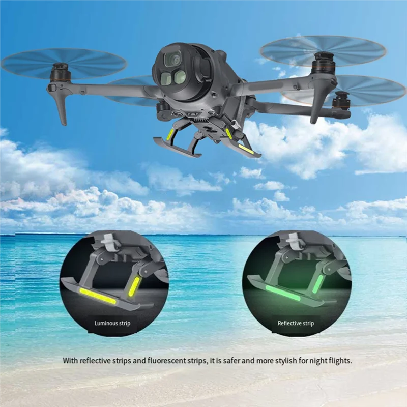 CLCU Untuk DJI 4 PRO Landing Stand Pembongkaran Cepat Perlindungan Gimbal 4 Pro Kaki Peninggi