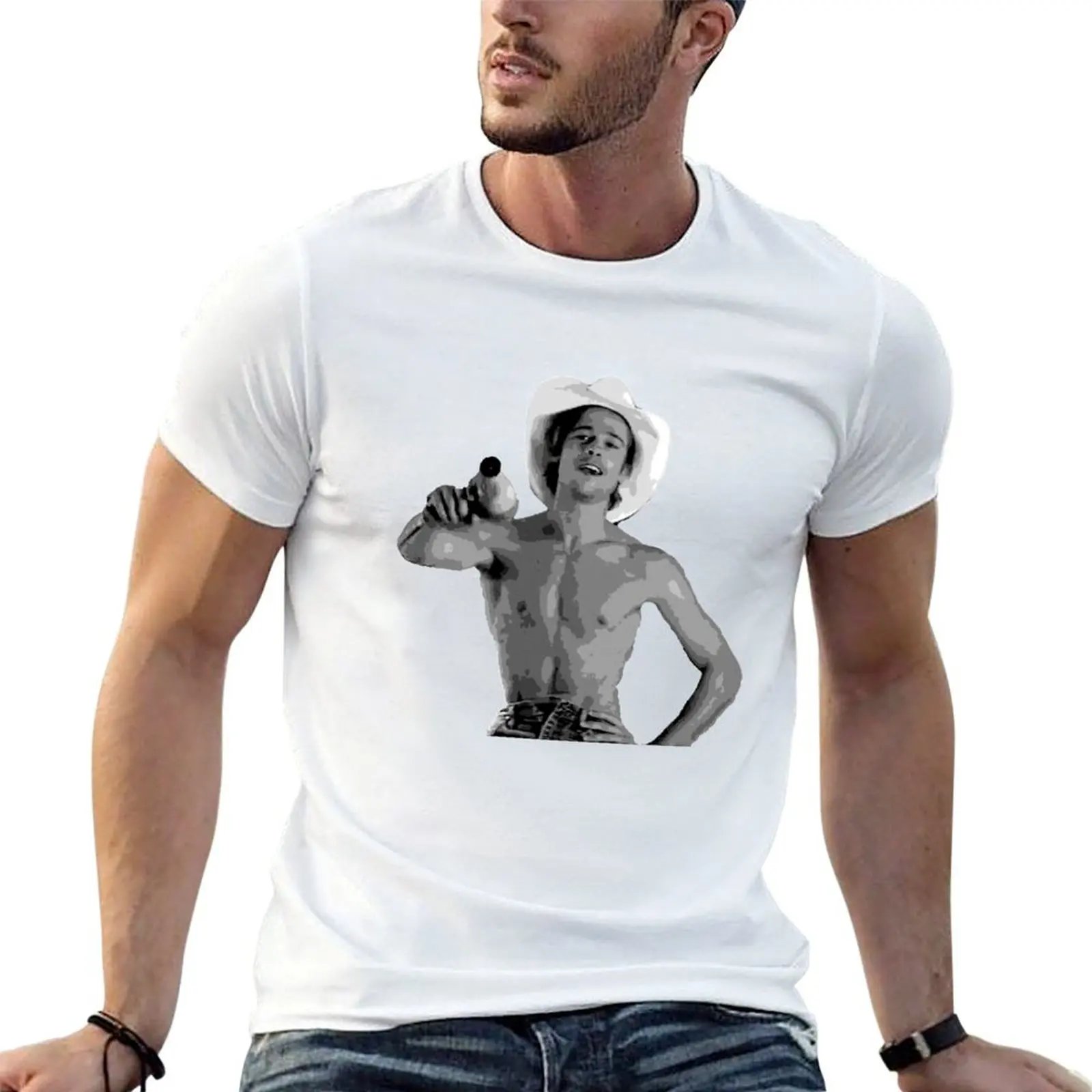 Thelma and Louise Brad Pitt T-Shirt Classic Graphic Short Sleeve Top