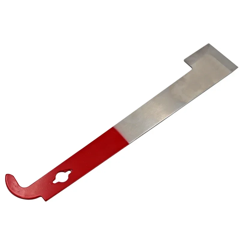 

Beekeeping J Shape Hook Pink and Red Stainless Steel Bee Hive Tool Frame Lifter and Scraper Beekeeper Tool Scraping Equipment