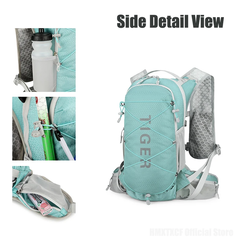 حقيبة ظهر خفيفة الوزن للجري في الهواء الطلق، حقيبة ظهر للمشي لمسافات طويلة، حقيبة ظهر للجري ماراثون قابلة للتنفس، جديدة #4