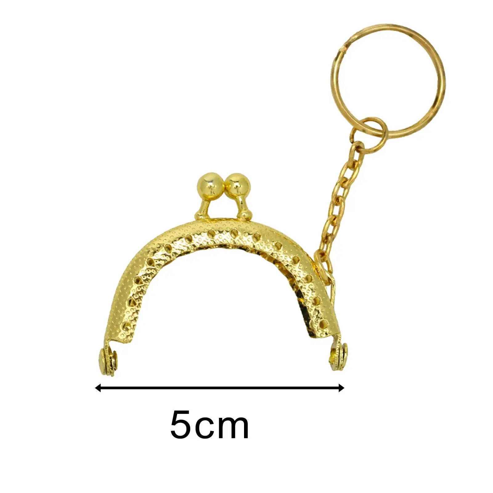 10 Pieces Bag Kiss Clasp Lock Metal Arch Frame Coin Bag Clasp Arch 2 inch Metal Purse Frame for Purse Making Sewing Bag Hardware