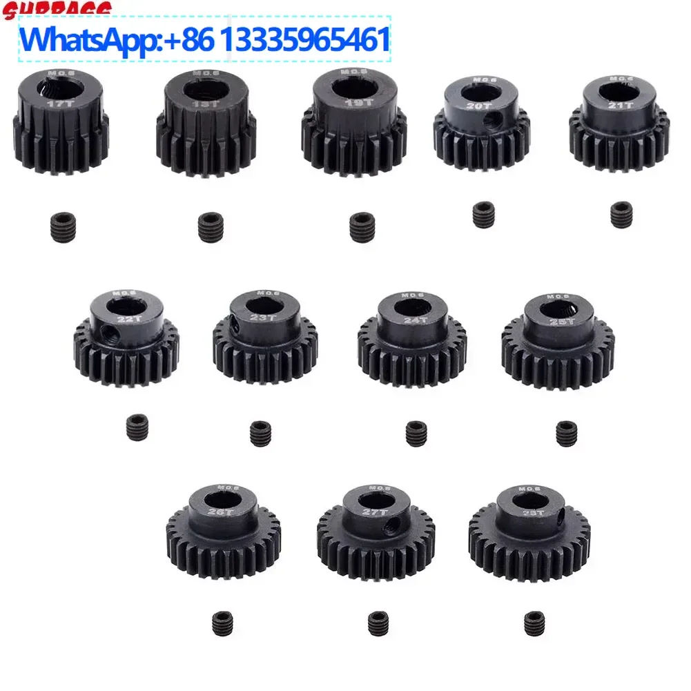 

Surpass-hobby M0.6 black gear set 17/28T motor metal gear set, car model accessories