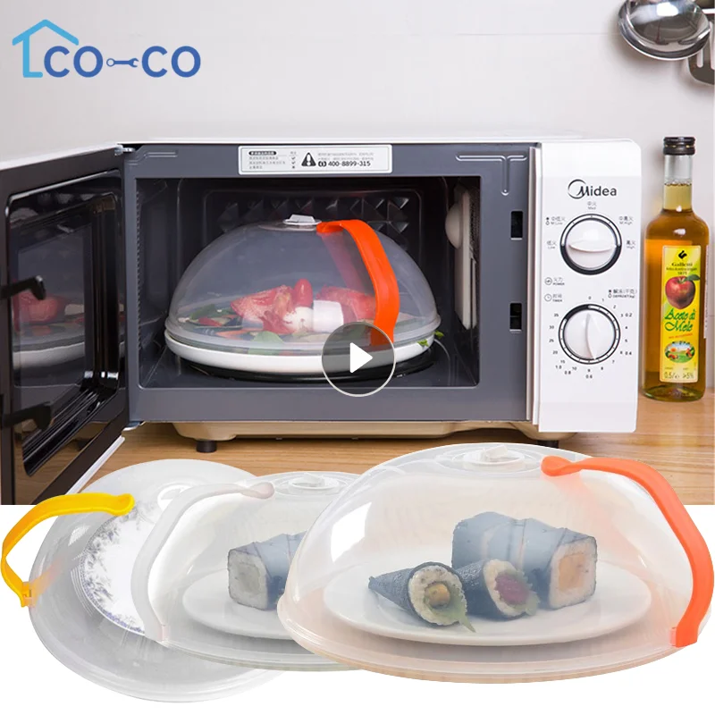 Microwave Heating Cover Splash-proof Cover High Temperature Food Preservation Dust-proof Insect-proof Oil-proof Special Cover