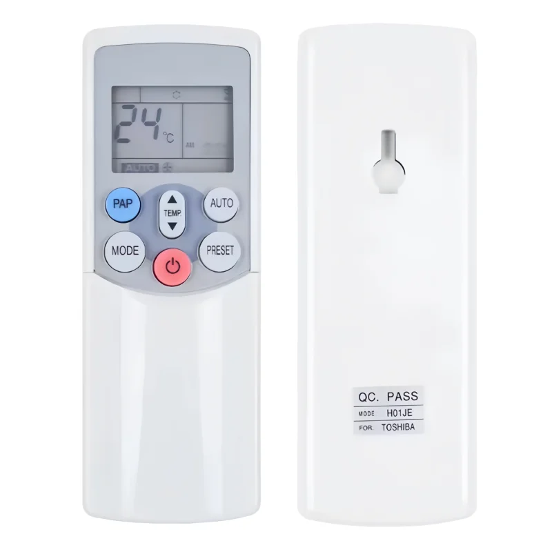 

WH-H01JE Remote Control Compatible with Toshiba Air Conditioner Models WC-H01EE/F WH-F08J WC-K1UE - Replacement AC Remote