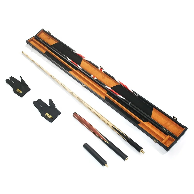 Hot Sale Billiard Snooker Kit 3/4 Cue & Cue Case & Glove