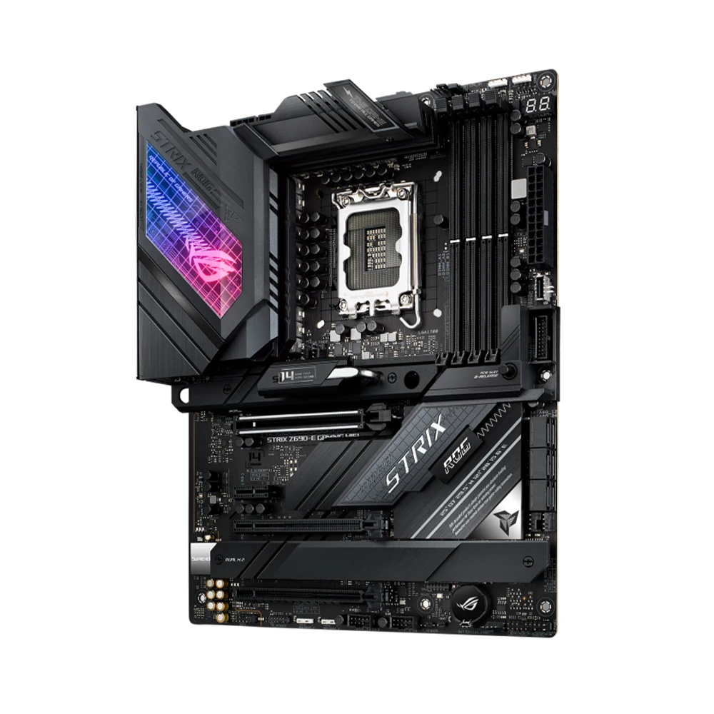 اللوحة الأم ASUS ROG STRIX STRIX Z690-E GAMING WIFI مع مقبس LGA 1700 لجيل Intel 12th يدعم DDR4 PCI-E 5.0 ATX. #4