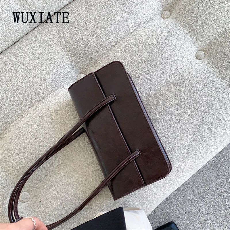 

WUXIATE Women's shoulder bag Fashion small fresh envelope bag large capacity handbag