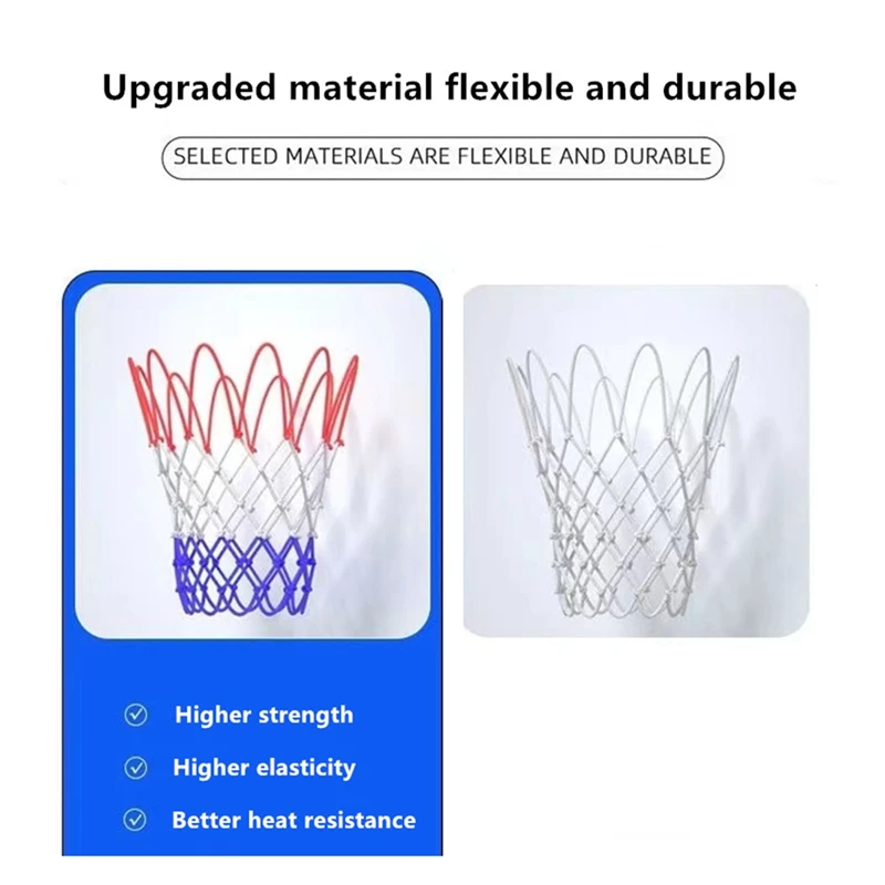 Portable Basketball Net Frame Indoor Outdoor Removable Professional Basketball Net Basketball Sports Easy Install -A