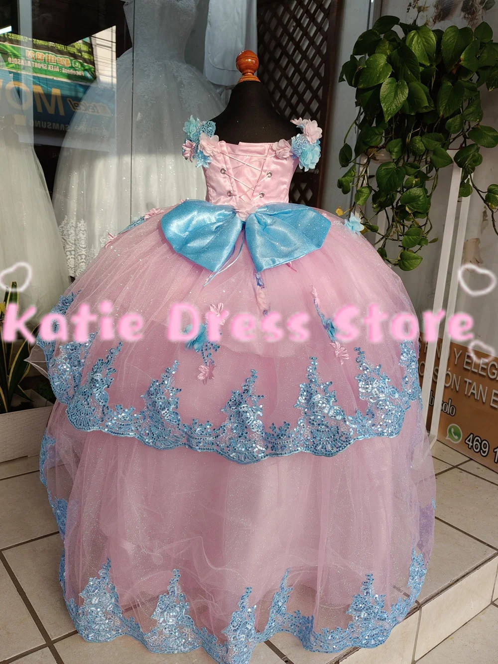 

Розовое индивидуальное платье для девочки на свадьбу, с тюлевыми аппликациями и кружевом, пышное, в стиле принцессы, для детского дня рождения, первого причастия, бальное платье