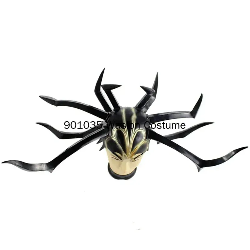 

CyThor 3 HeLa головной убор для косплея, богиня смерти HeLa, латексный шлем, костюм для вечеринки на Хэллоуин, аксессуары, реквизит