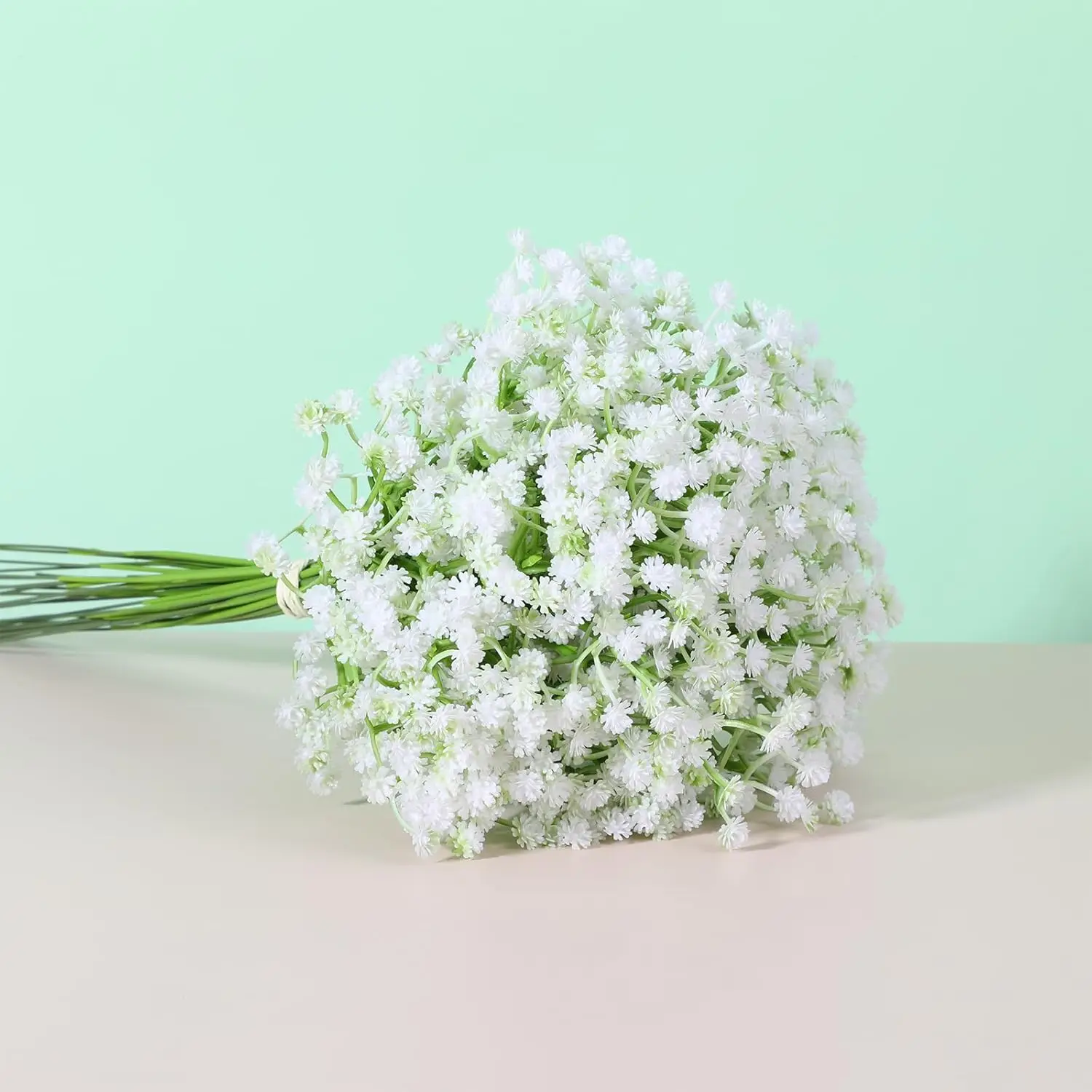 20/50pcs Artificial Plastic Flower Gypsophila Outdoor Garden Courtyard Home Vase Table Wedding Bridal Bouquet DIY Gift Accessory - view 5