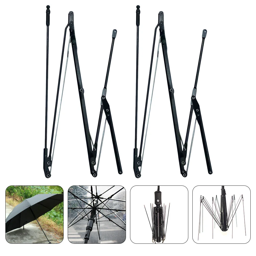 2 Sets Umbrella Accessories Folding Repair Ribs Repairing Crochet Hook Hooks Outdoor Automatic Travel