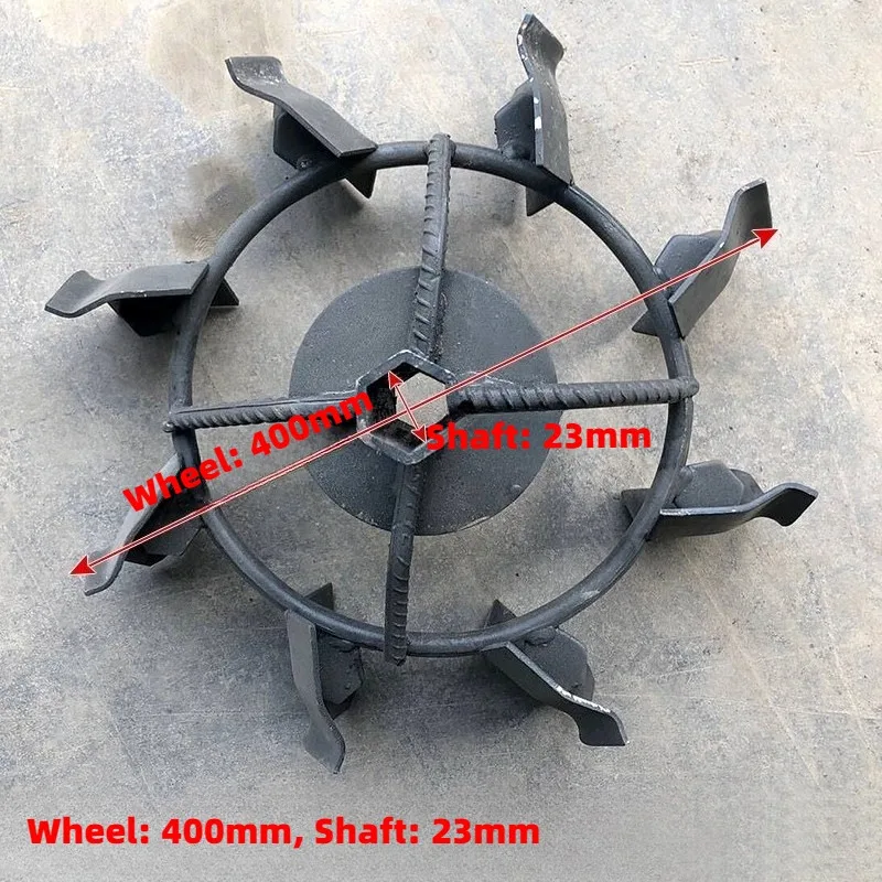 Micro-tiller rotary tiller blade accessories anti-slip iron wheel walking wheel creeper wheel