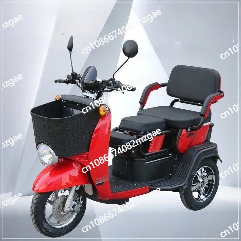 

Electric tricycle big basket, family scooter transportation vegetable basket
