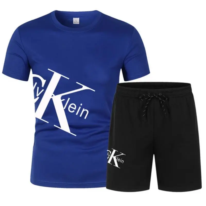 

Summer outdoor loose, breathable, quick-drying, casual, high-elasticity,comfortable, sporty round-neck short-sleeved T-shirt set
